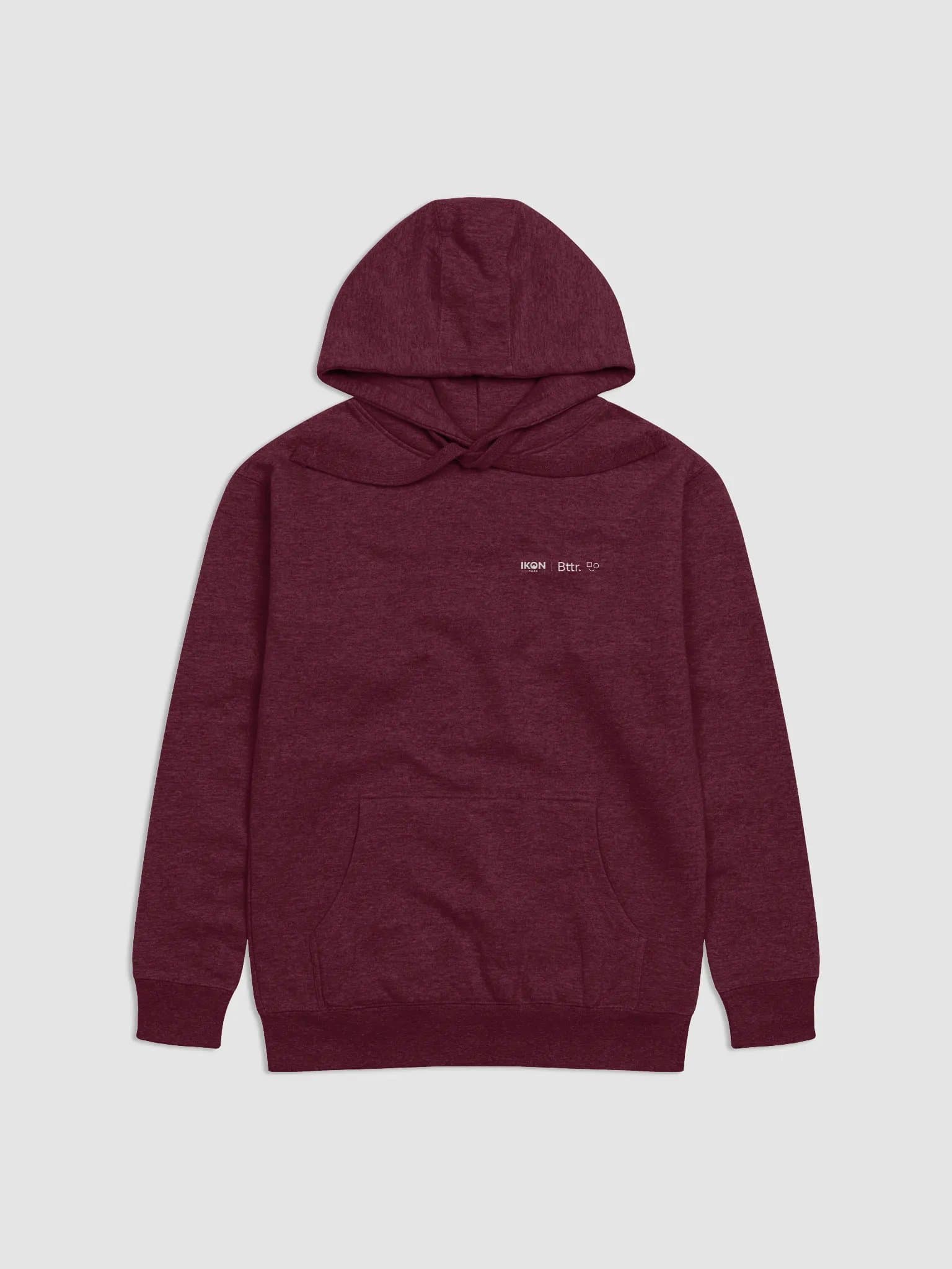 Ikon x Bttr Hoodie Maroon