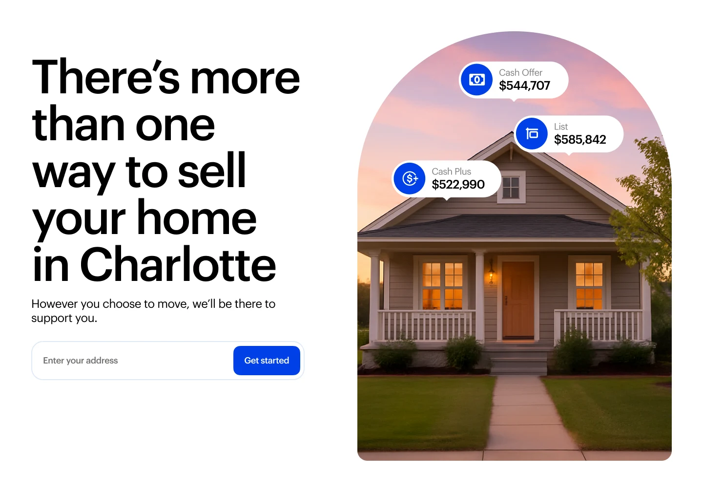 Charlotte geo-targeted hero — There’s more than one way to sell your home in Charlotte
