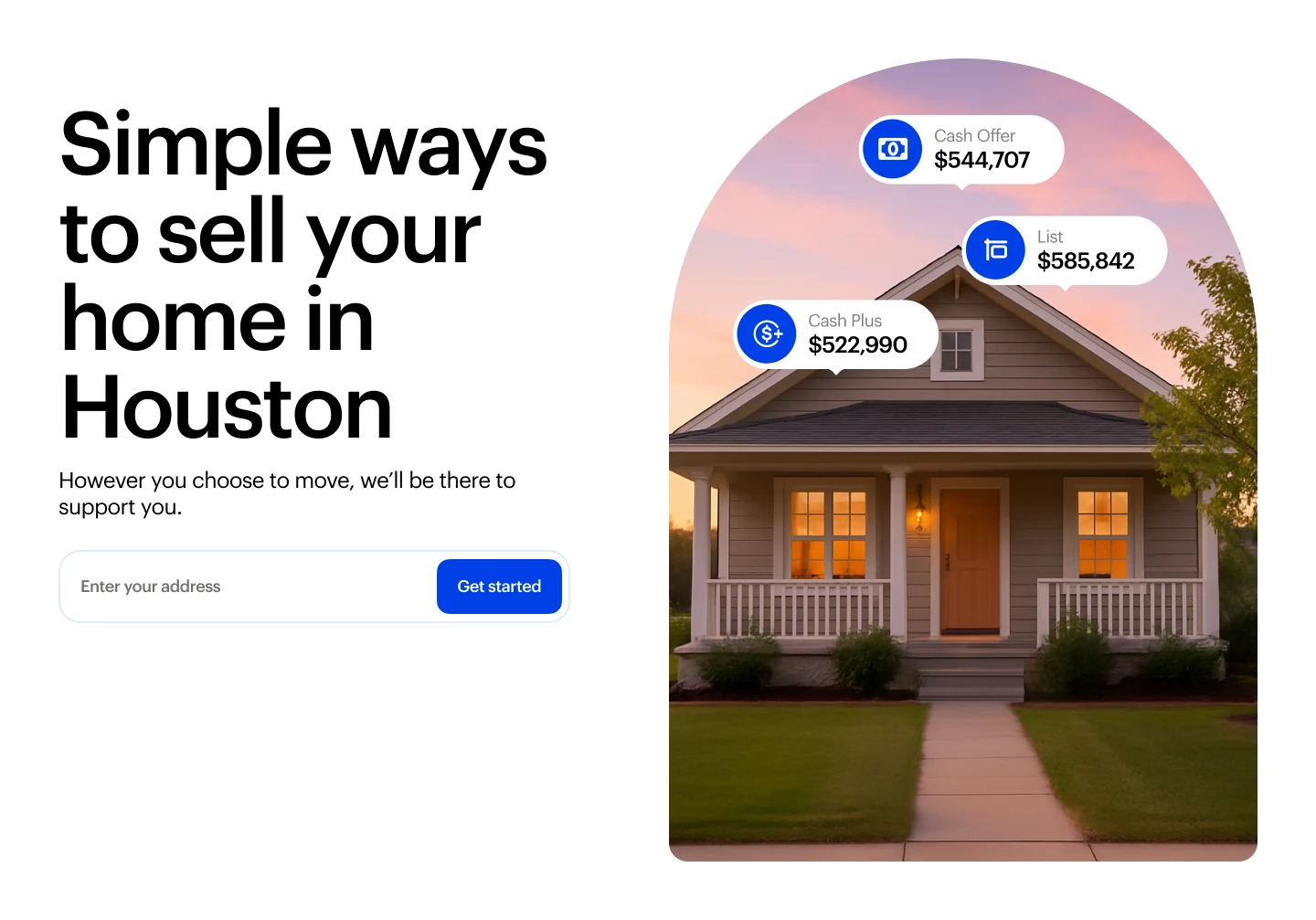 Houston geo-targeted hero — Simple ways to sell your home in Houston