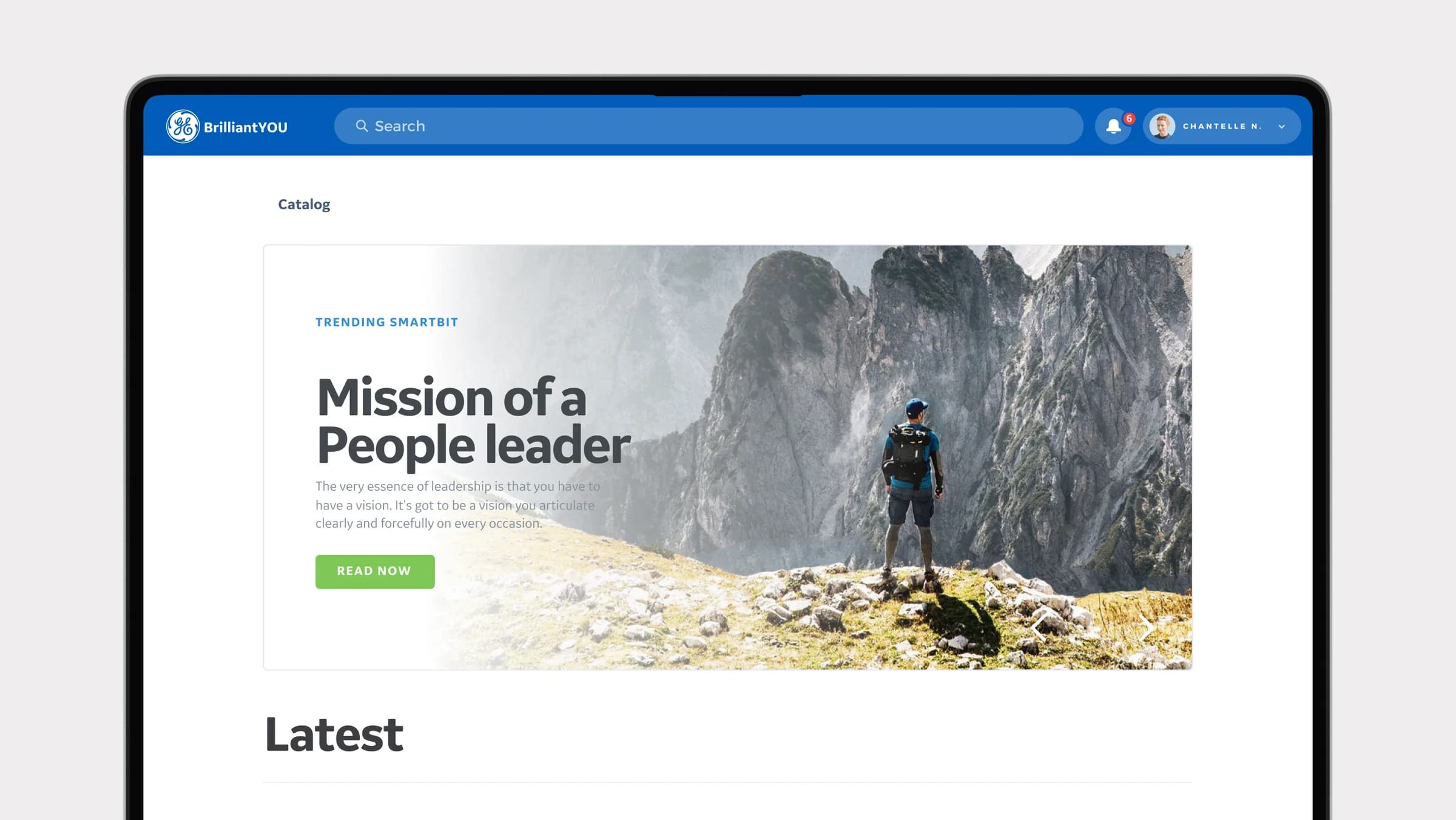 GE Brilliant You Dashboard