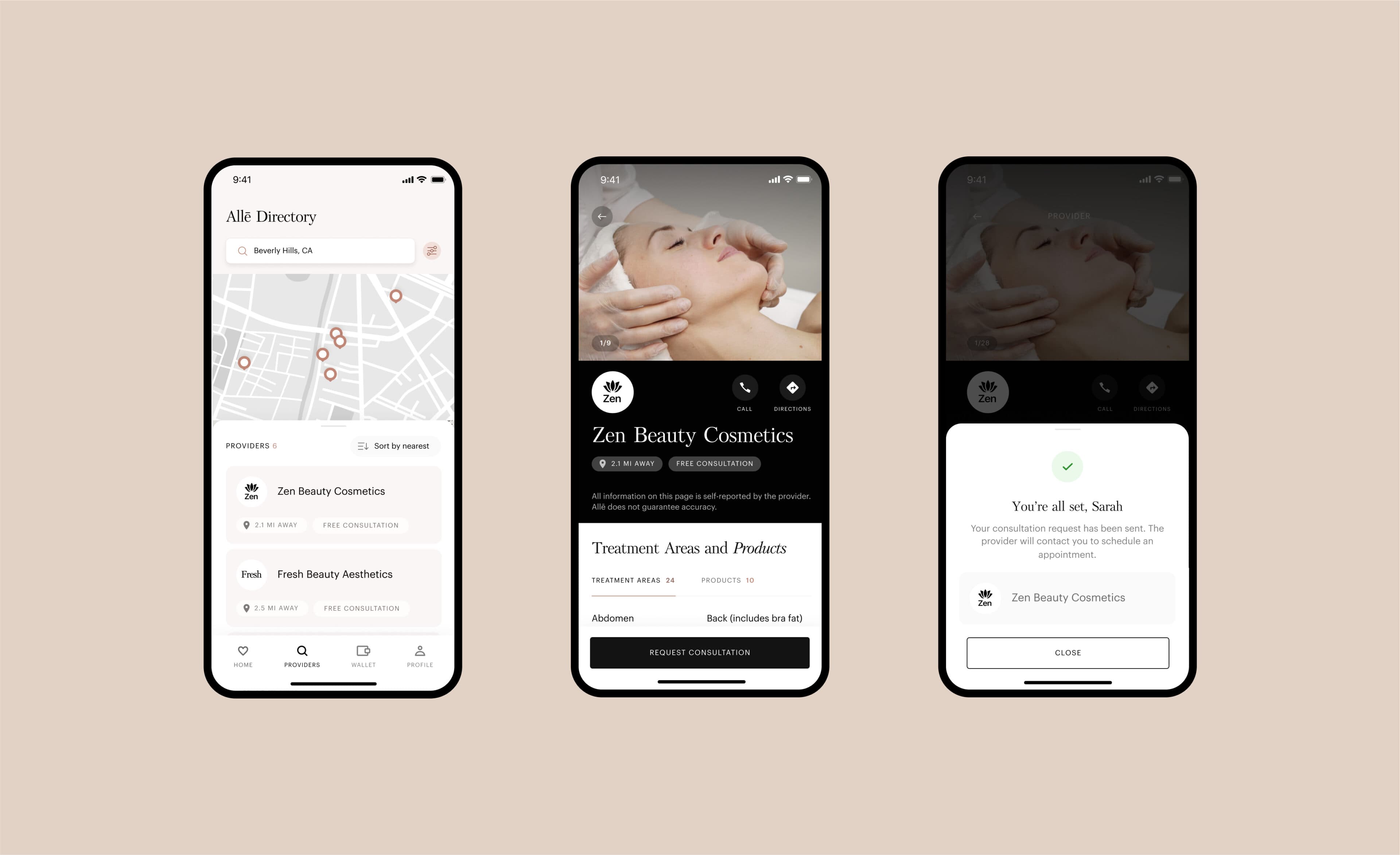 Allē for Business Dashboard