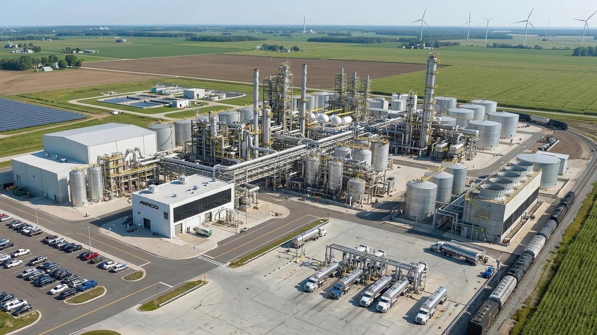 AIRCO Sustainable Aviation Fuel factory at scale