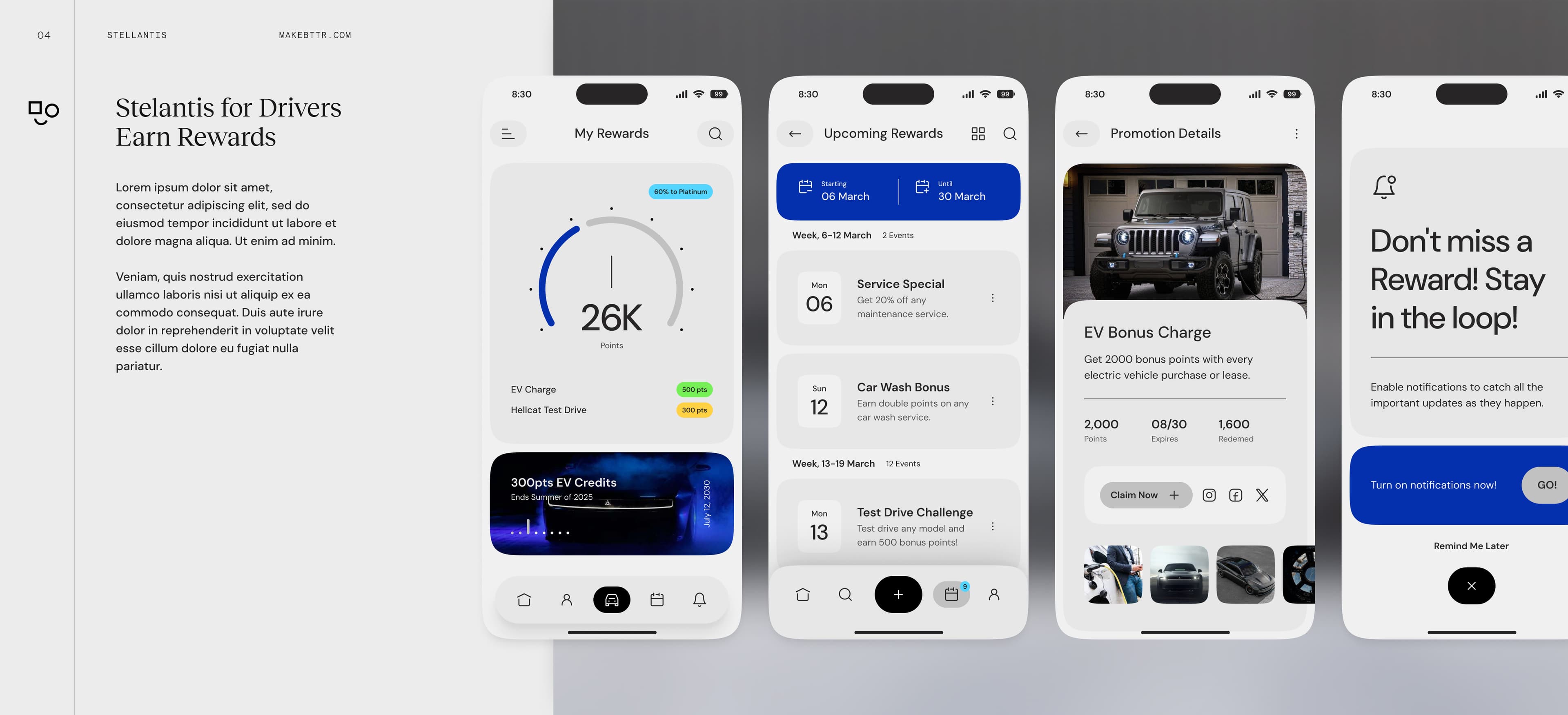 Stellantis Earn Rewards driver loyalty surface