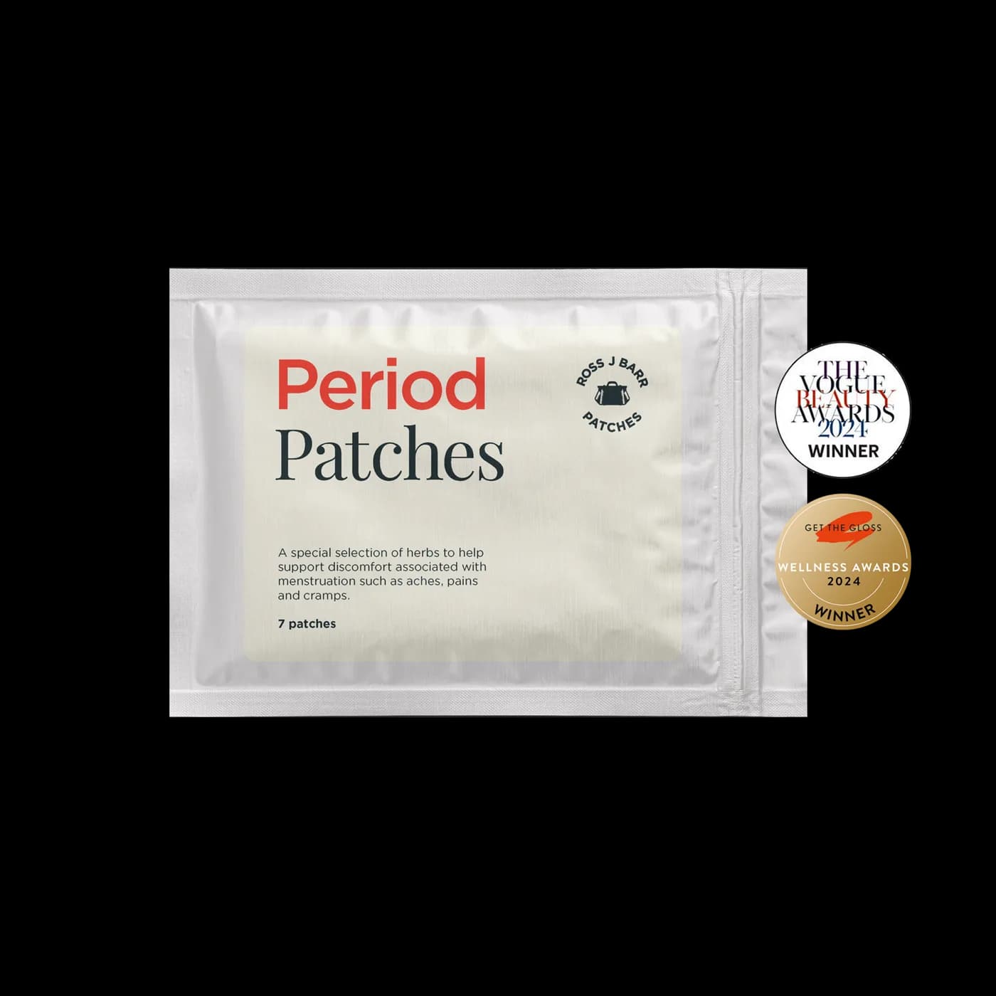 Period patches packaging
