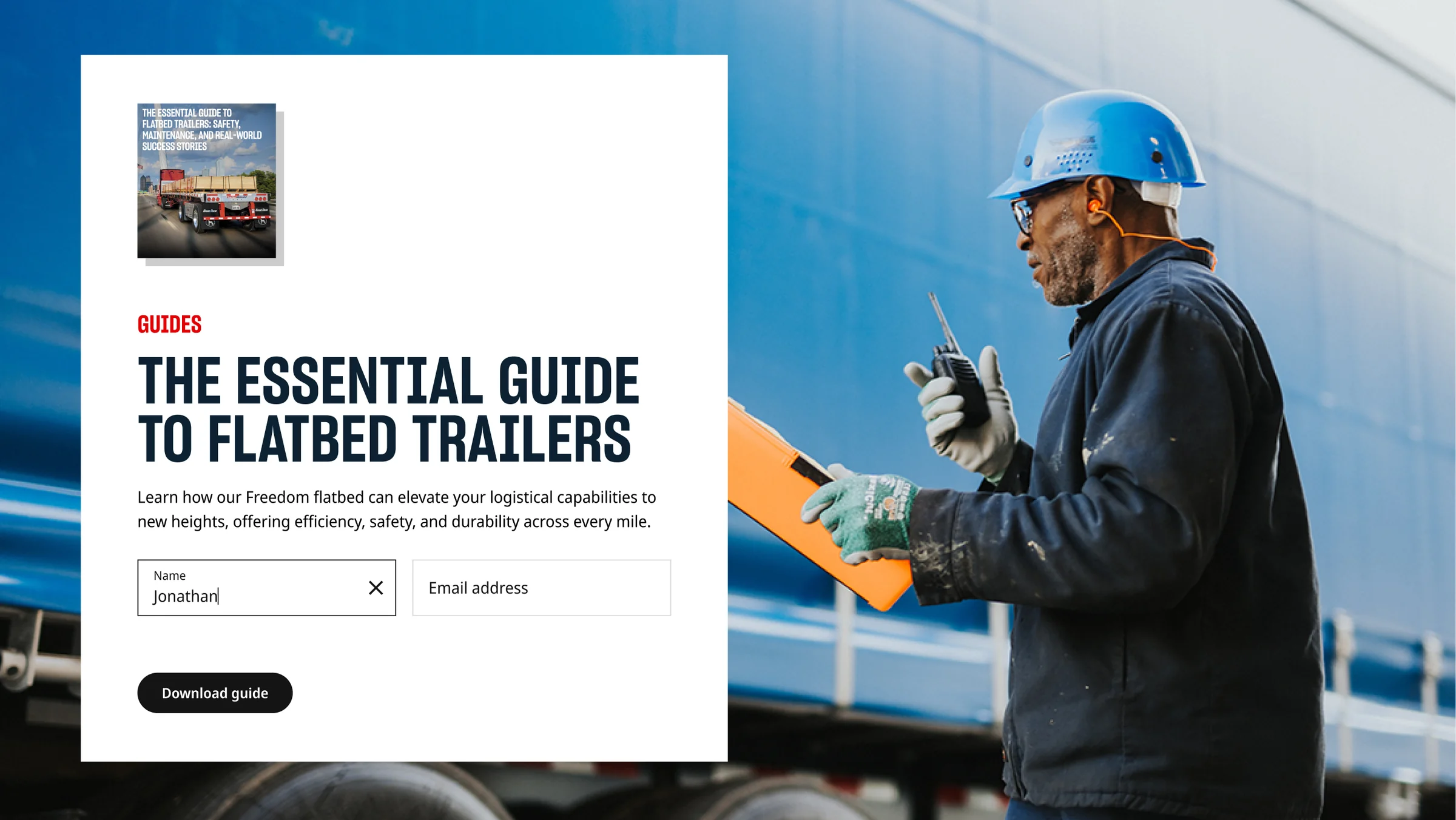 Great Dane guide download - Essential Guide to Flatbed Trailers